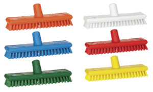 Brooms Brushes Brooms: VIKAN WATERFED DECK SCRUB HEAD  | 270MM