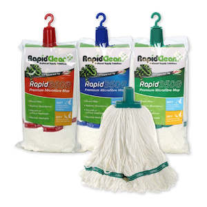 RAPID CLEAN SABCO 350G MICROFIBRE ROUND MOP HEAD