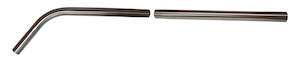 VACUUM PIPE CHROME SET 38MM