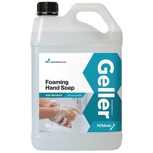 Hand Cleaner: GELLER FOAMING SOAP 5L