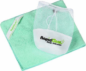 Rapid Clean: RAPID CLEAN SUPER DRY TOWEL | GREEN