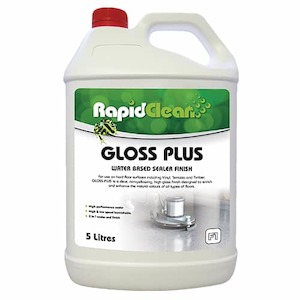 RAPID CLEAN GLOSS PLUS WATER BASED SEALER FINISH 5L