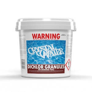 Pool Spa: CRYSTAL WATER DICHLOR GRANULES 10KG