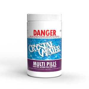 Pool Spa: CRYSTAL WATER MULTI PILLS 1KG (50 X 20G PILLS)