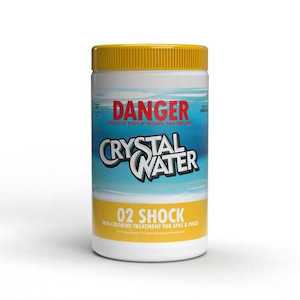 CRYSTAL WATER 02 SHOCK 1KG NON CHLORINE TREATMENT