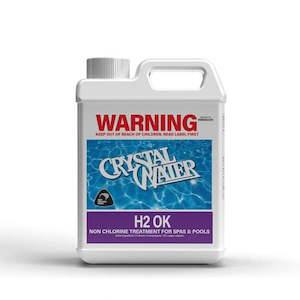 Pool Spa: CRYSTAL WATER H2OK 1LT NON CHLORINE TREATMENT