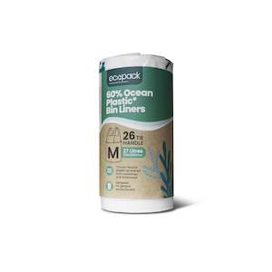 ECOPAK 27L OCEAN PLASTIC BIN LINER