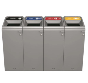 RUBBERMAID CONFIGURE DECORATIVE WASTE CONTAINER BINS | 87L