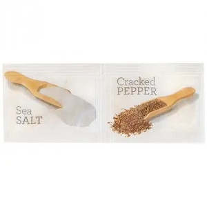 Accomadation Office Catering Supplies: TWIN SEA SALT/CRACKED PEPPER SACHET | 1000PC
