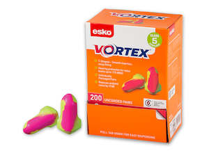 Ear Protection: ESKO VORTEX EAR PLUGS T-SHAPED UNCORDED | 200PC