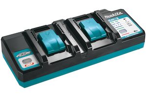Batteries: MAKITA 40V XGT DUAL CHARGER DC40WA