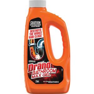 Kitchen: DRANO BATHROOM GEL 770ML