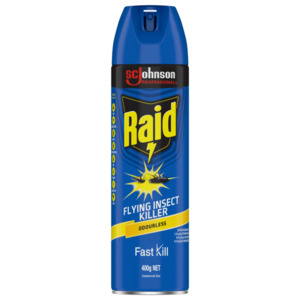 Pest Control: RAID ODOURLESS FLY SPRAY