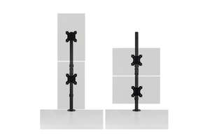 Kensington Universal Vertical Stacking Dual Monitor Arm