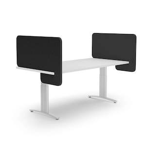 Desk Partitions: Boyd Acoustic Slide-On Side Screen