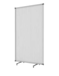 Free Standing Screens: Boyd Freestanding Partition - Frosted Polycarbonate