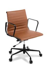 Best Selling Chairs: Eames Replica Classic Mid Back Leather Chair