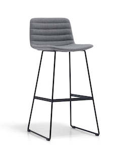 Bar Stools: Mobel Maven Fully Upholstered Bar Stool