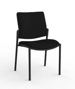 Cafe And Lunch Room Seating: Knight Vision Express Chair - Breathe Black
