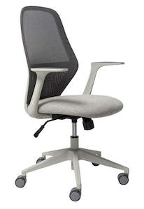 Mesh Task Chairs: Mondo Soho Chair - Grey