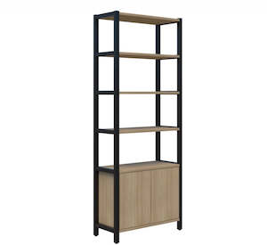 Cupboards: Grid 40 Storage / Open Display Wall - 6 Tier