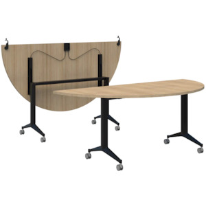 Tables: Jump Semi-Circular Flip Table (1800 x 900)