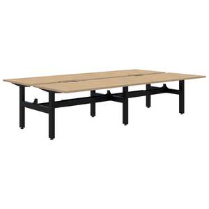 Shared Desks: Pintari 4 Pod Back to Back - Fixed Height Desk