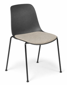 Chairs: Eden Juna 4-Leg Chair - Seat Upholstered