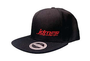 Auto Merch: JDM UFlex Flat Peak Cap - BLACK