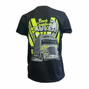 Safety Wear: SnP Safety Custom Hi-Vis - Back Country Hauler Trucking tee