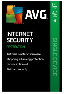 Products: AVG Internet Security 2021 1 Device 1 Year Global