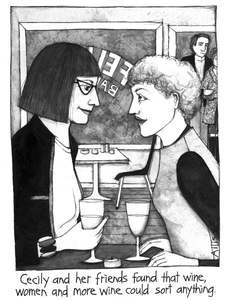 Wine and Women Cecily Card