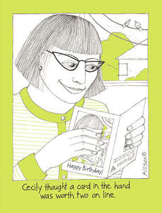 Card in the Hand Cecily Card