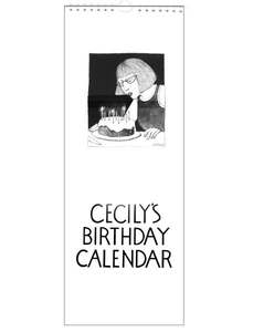 Stationery: Calendar - Cecily Birthday
