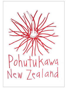 Moa Kitchen Living: Tea Towel - Pohutukawa