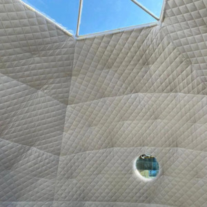 Off Grid Glamping: Geodesic Dome Quilted Insulation Liner