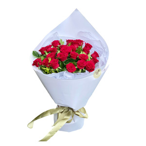 24 Roses Wrapped Bouquet (URGENT COURIER ONLY)