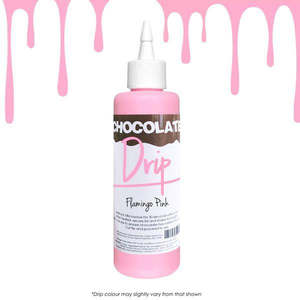 Basic Cake Party Kit: Chocolate Drip- Flamingo Pink