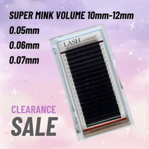 Super Mink Volume Lashes Mixed Tray Medium