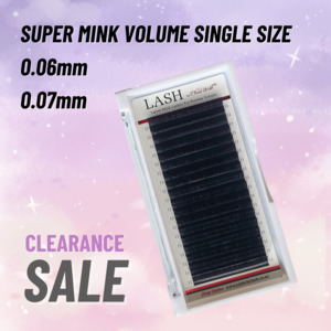 Sale: Super Mink Volume Lashes Single Size Tray