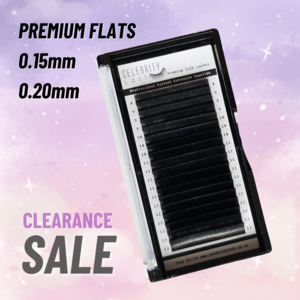 Premium Flat Lashes Mixed Tray