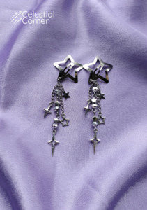 Hair Accessories: Silver Star Clutter Hairclips