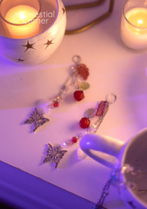 New Alternative Fashion And Accessories: Strawberry Garden Fairy Earrings