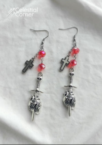 Love Hurts Red Earrings