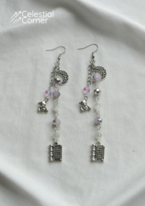 Purple Bear Fairytale Earrings