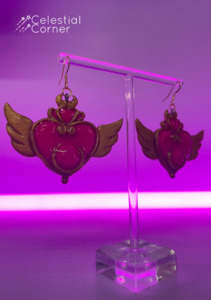 Viper Fangs Art: Sailor Moon Collection Heart Earrings
