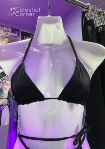 Ibiza Bikini Top Black