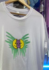 Putting on a Face Embroidered T