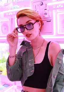 Spoilt Brat: Blue Bat Country Sunglasses