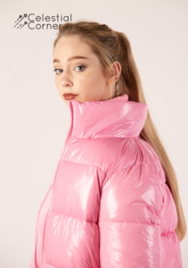 Baby Pink Puffer Jacket